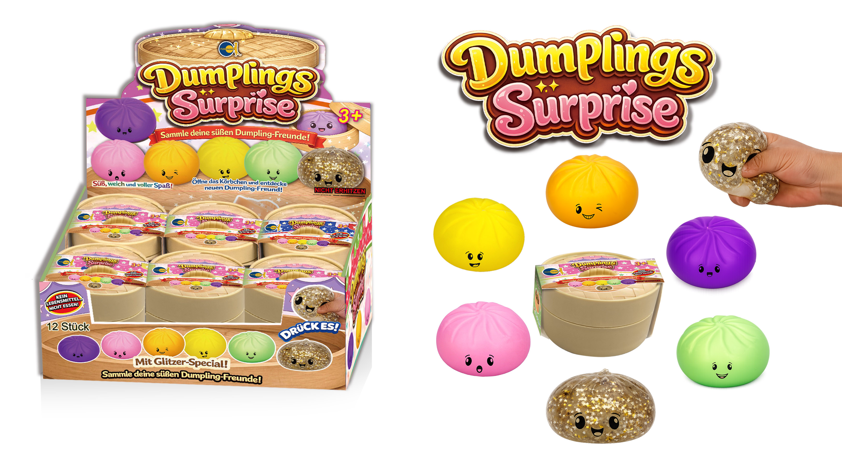 Fun Trading - Fidget: Mystery Dumpling Pastell