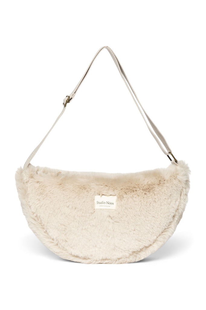 Studio Noos - Tasche Fanny Pack Neutral Faux Fur