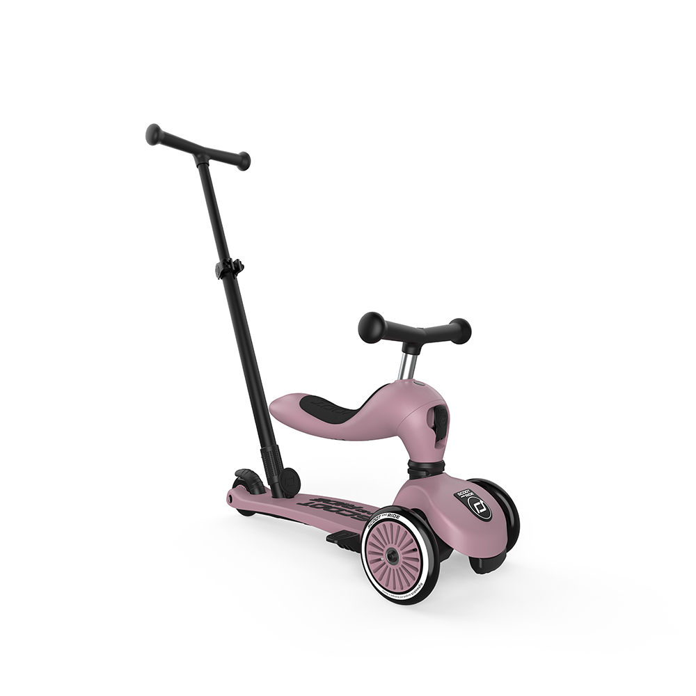 Scoot & Ride - Laufrad/Scooter Highwaykick 1 Push and Go Wildberry