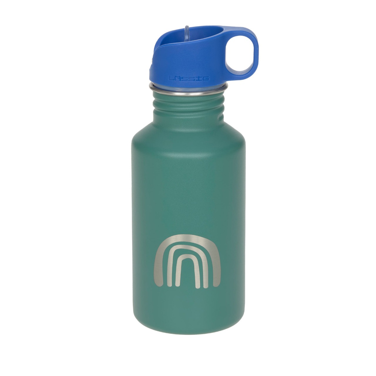 LÄSSIG - Trinkflasche Edelstahl Little Gang Regenbogen Grün LÄSSIG - Trinkflasche Edelstahl Little Gang Regenbogen Grün