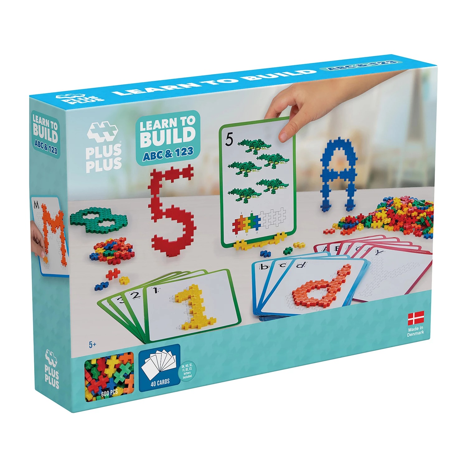 PLUS PLUS - Kreativ Bausteine  600 Stück ABC & 123