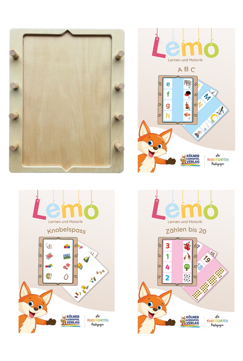 Kölner Lernspielverlag -  Lemo Starterset ab 5 + 3 Kartensätze Kölner Lernspielverlag -  Lemo Starterset ab 5 + 3 Kartensätze