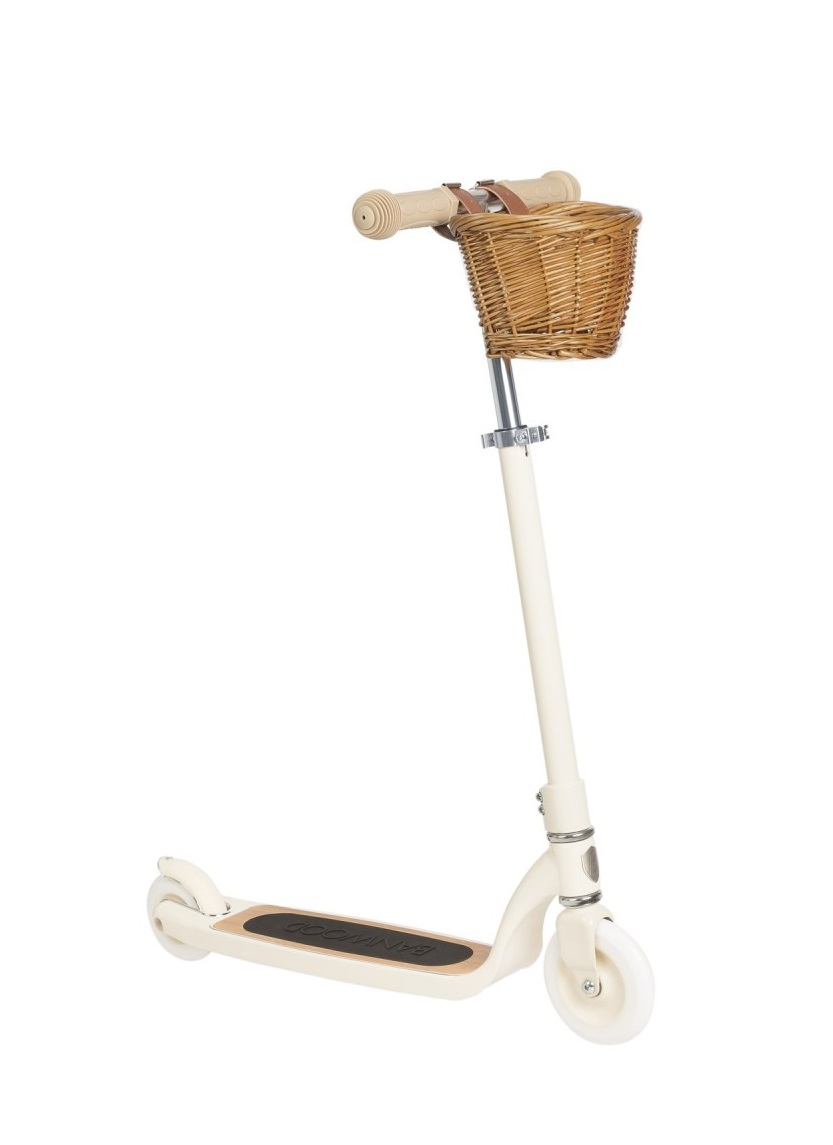 banwood-maxi-kinderroller-creme-1 Banwood - Roller Maxi cream mit Lenkerkorb