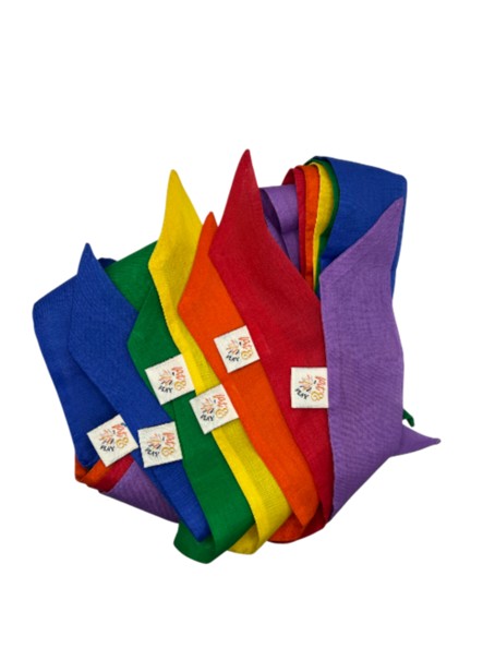 Pit & PLAY - Spielbänder Regenbogenfarben 6 Stk.