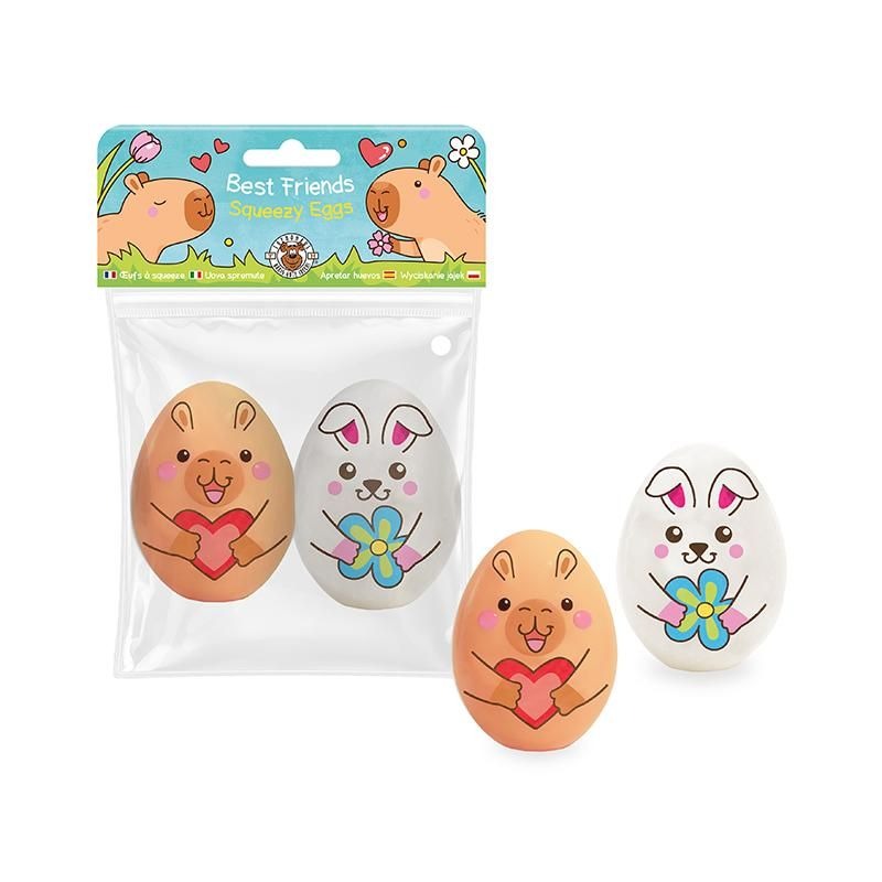 Trendhaus - HAPPY SPRING TIME Squishy Eier 2er-Set