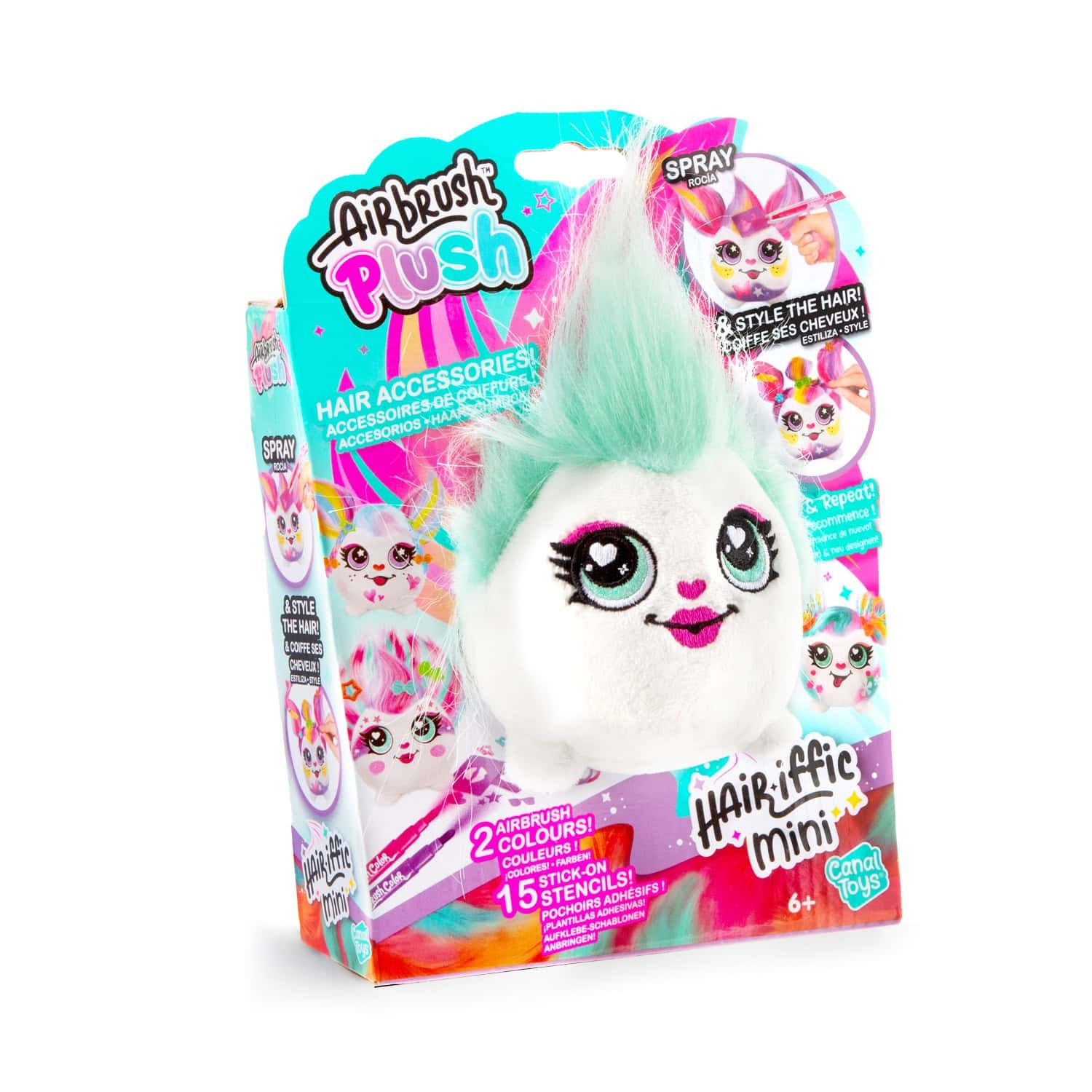 Canal Toys - Airbrush Plush: DIY Kuscheltier Hair'iffic Mini