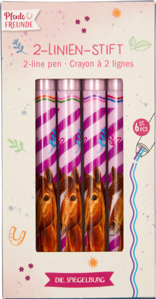 Spiegelburg - Pferdefreunde 2-Linien-Stifte