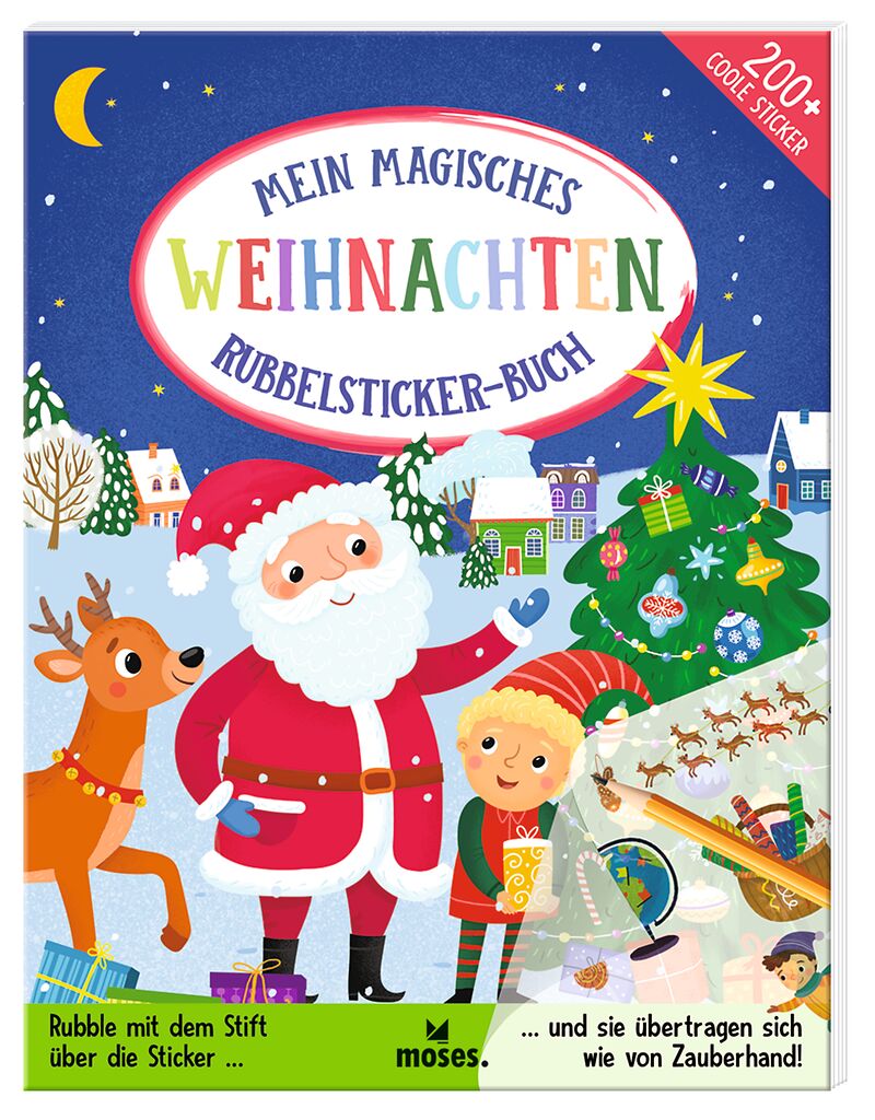 moses - Mein magisches Rubbelsticker Buch Weihnachten