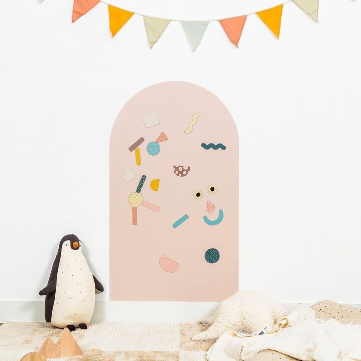 ferflex_magnettafel_bogen_rosa-4 Ferflex - Magnettafel Bogen rosa 100 x 58 cm