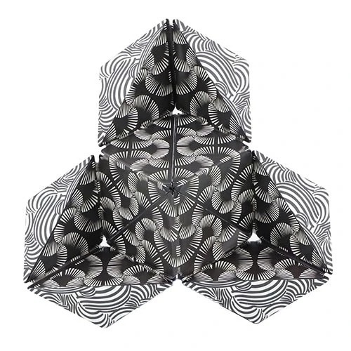 SHASHIBO - Geometrischer Magnetwürfel Black and White