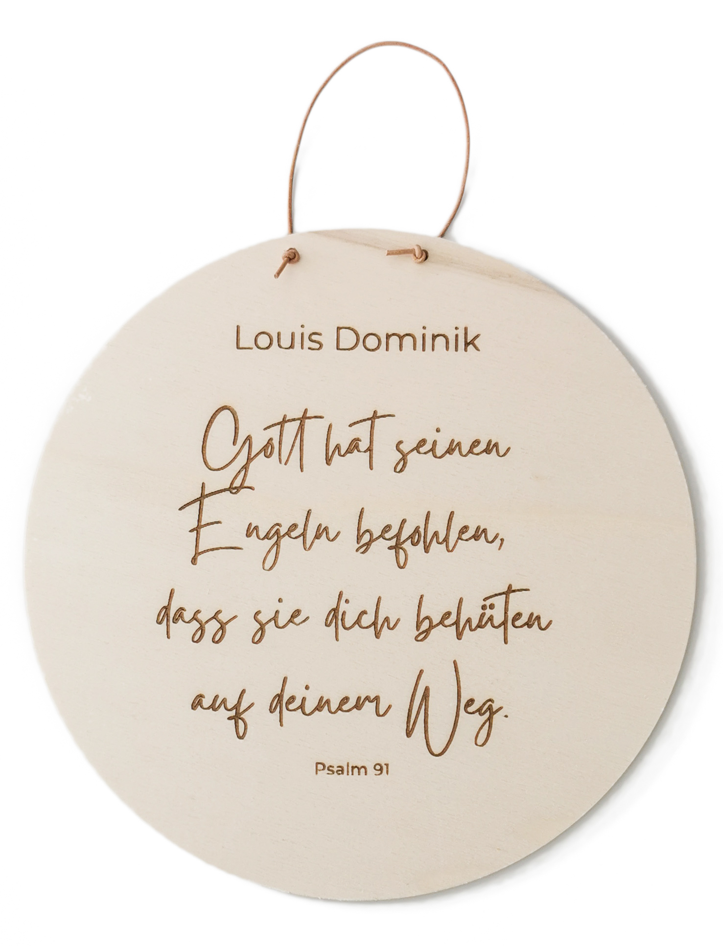 ID03017 Invy Design - Holzschild mit Taufspruch