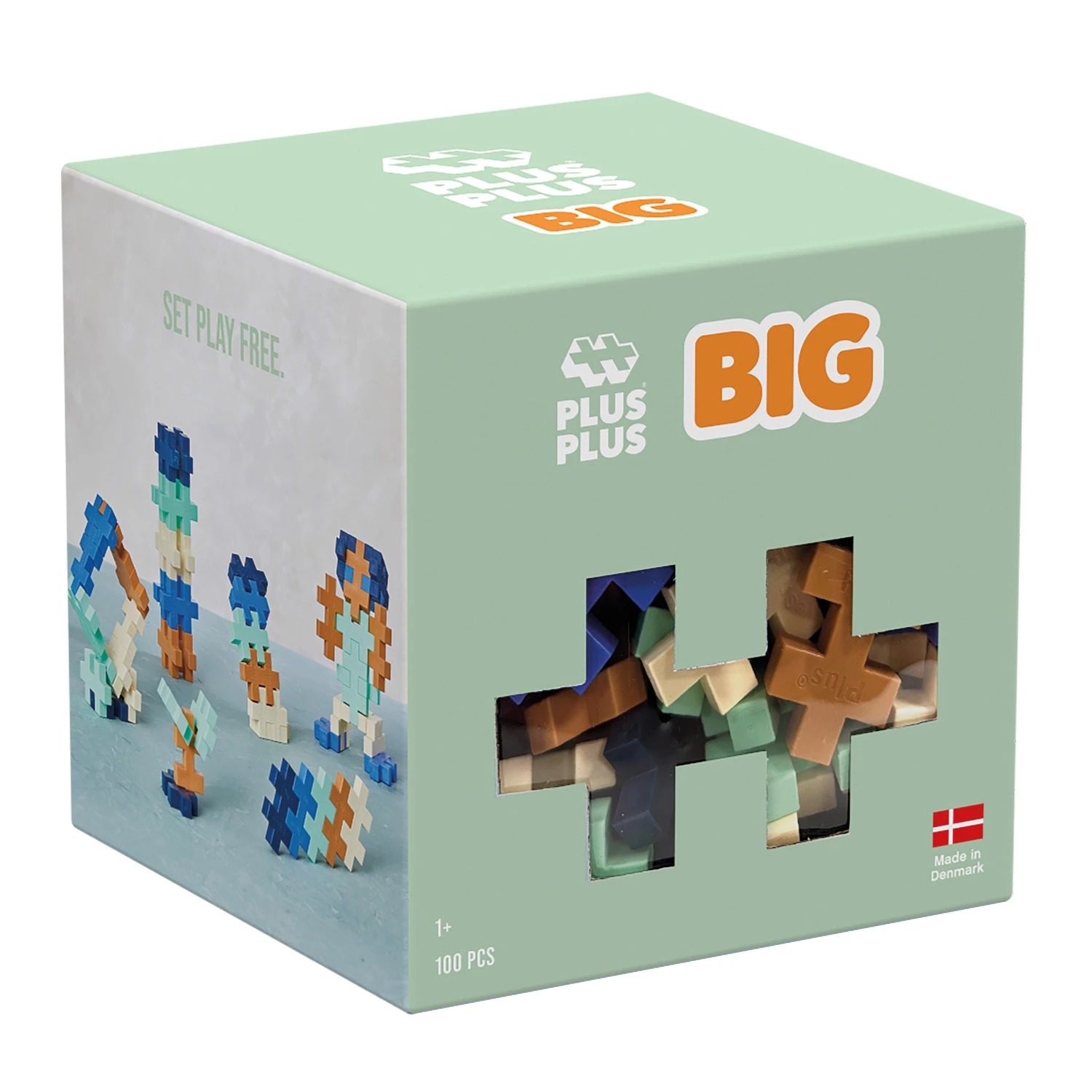 PLUS PLUS - Kreativ Bausteine BIG 100 Stück Breeze PLUS PLUS - Kreativ Bausteine BIG 100 Stück Breeze