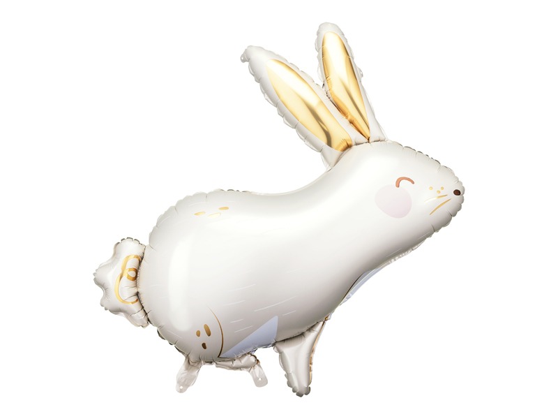 PartyDeco - Folienballon Hase 67x88 cm