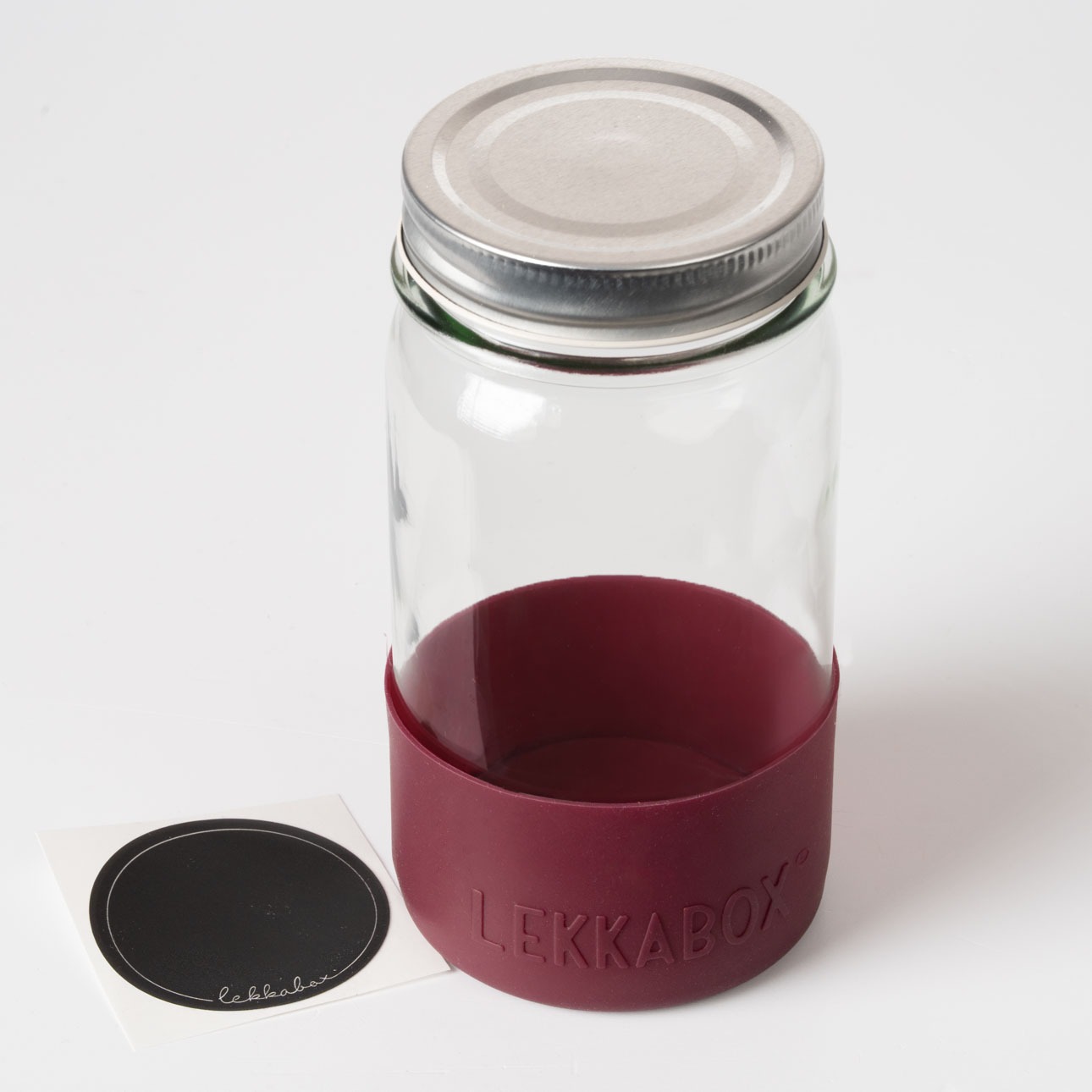 LEKKABOX - Meal Prep Glas Plum 500ml