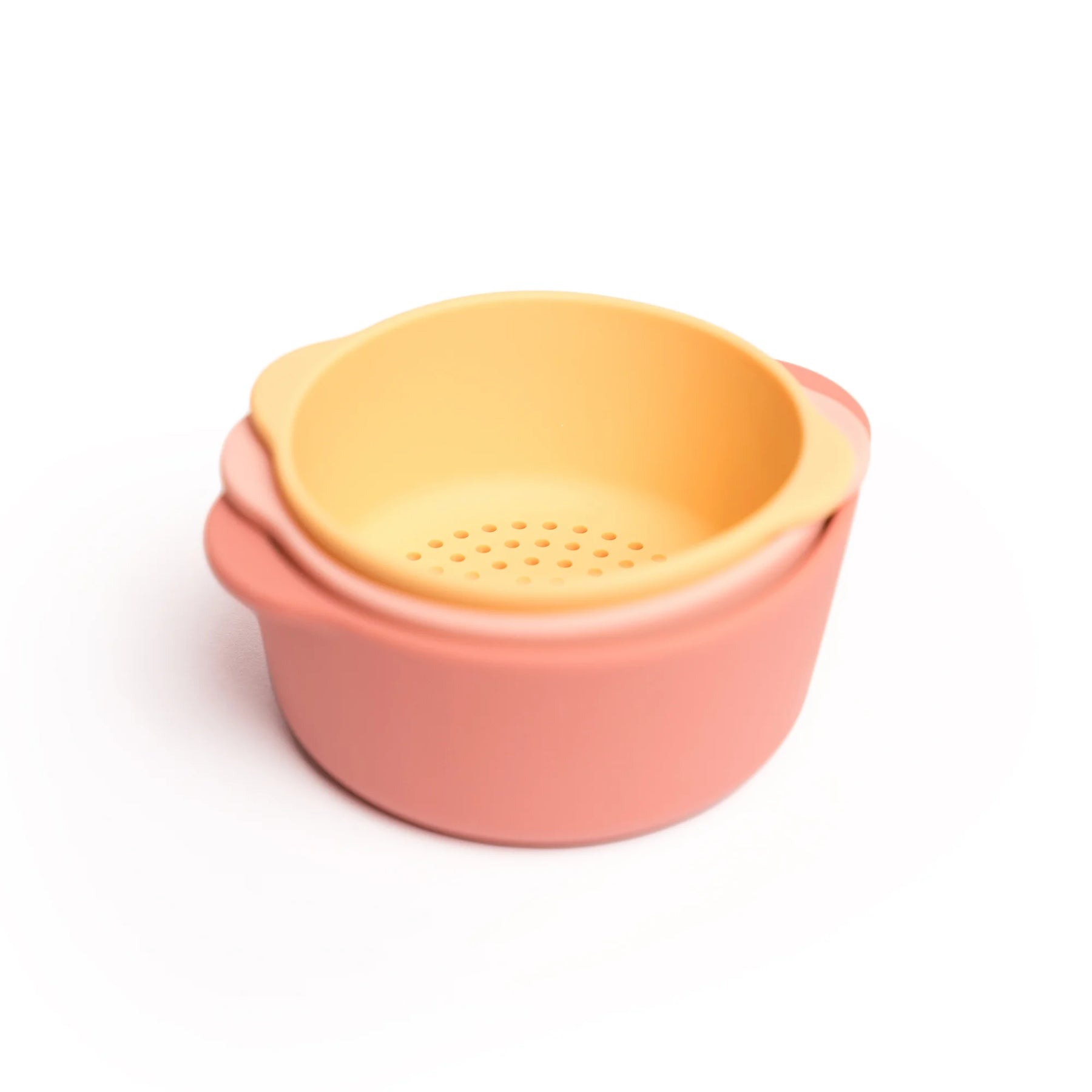 INSPIRE MY PLAY - Sensorikspielzeug Schalen-Set coral/gelb INSPIRE MY PLAY - Sensorikspielzeug Schalen-Set coral/gelb