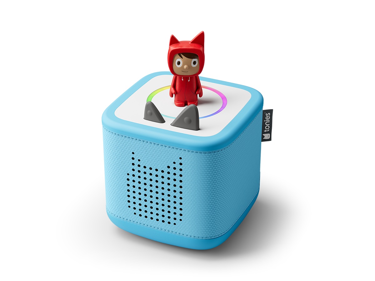 tonies - Toniebox 2 Himmelblau Starter Set Kreativ-Tonie Rot