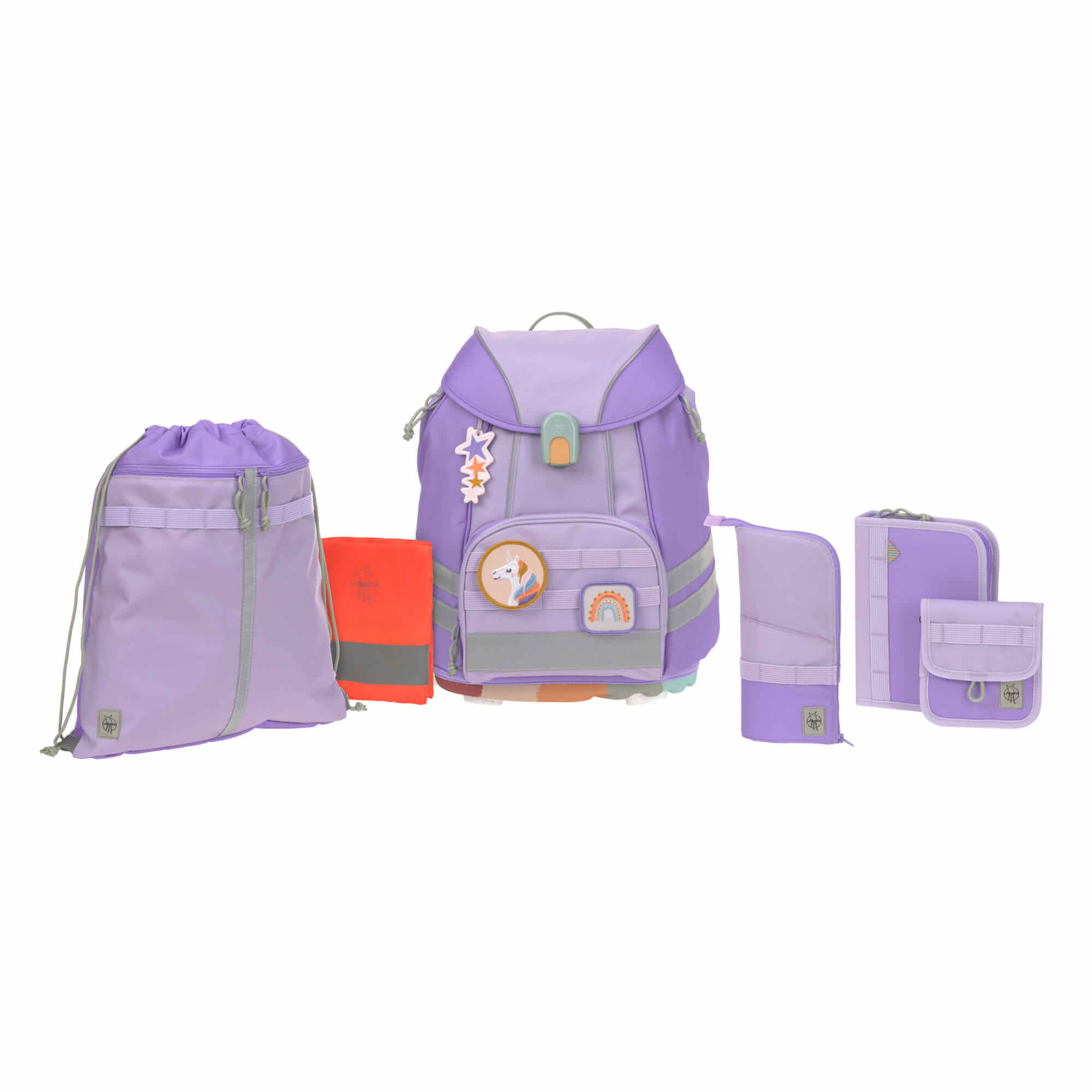 LÄSSIG - Schulranzen Set 7-teilig Flexy Unique Violet Lavender B-Ware