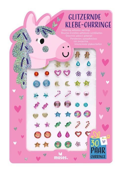 moses - Glitzernde Klebe-Ohrringe moses - Glitzernde Klebe-Ohrringe