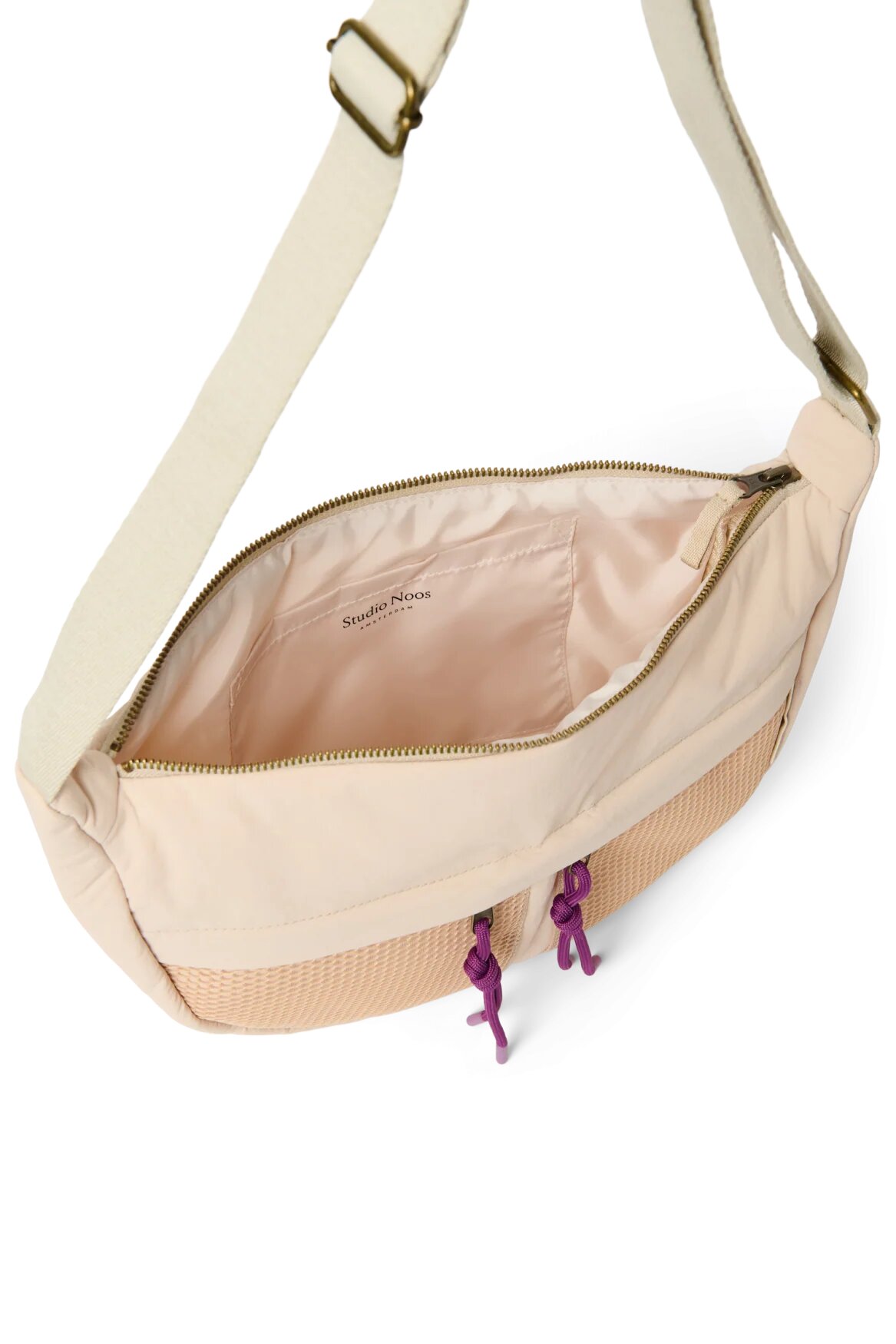 Studio Noos - Tasche Fanny Pack Patchwork Puffy Oatmeal
