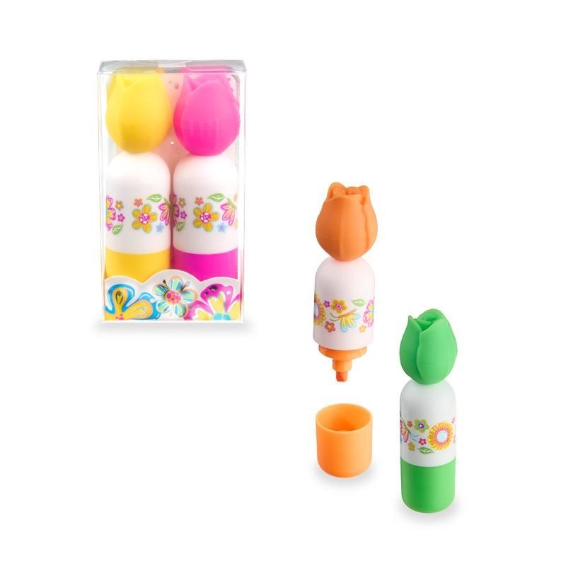 Trendhaus - GOOD FEELINGS Highlighter Blume 2er Set