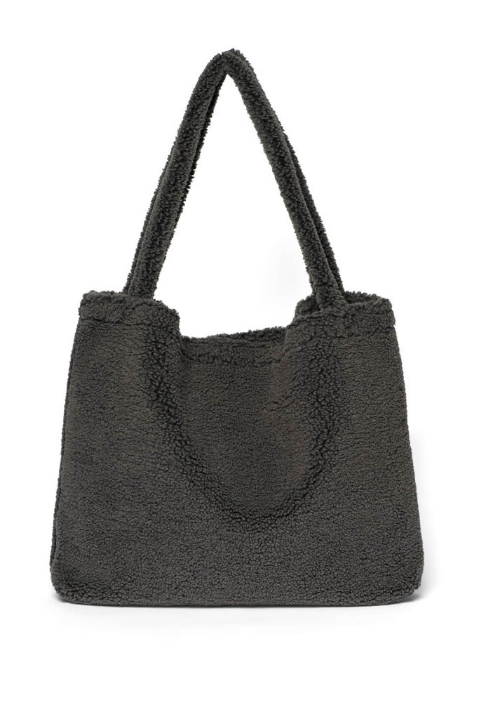 Studio Noos - Tasche Dark grey teddy