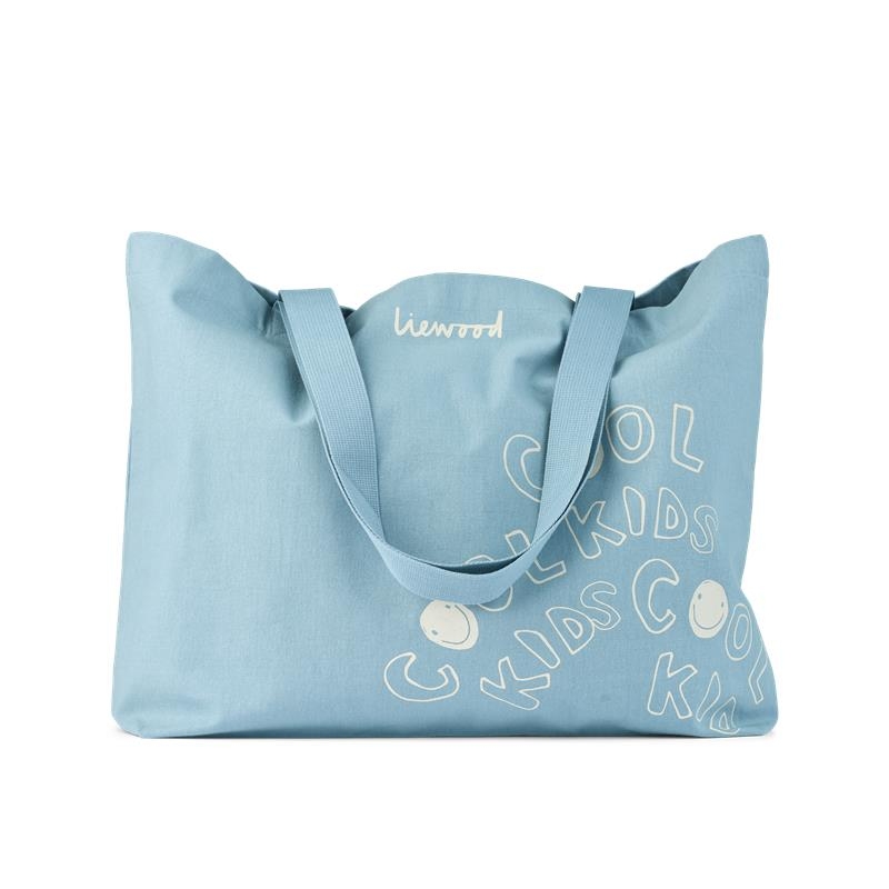 Liewood - Tasche "Tote bag big" Cool kids / Beach blue
