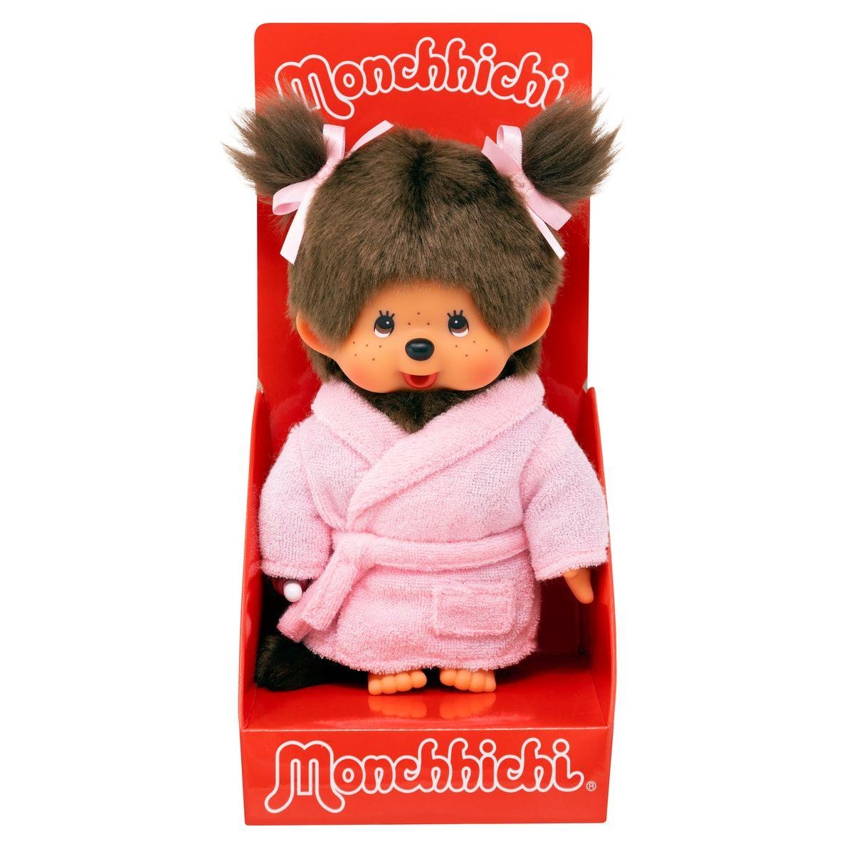 Monchhichi - Mädchen im Bademantel