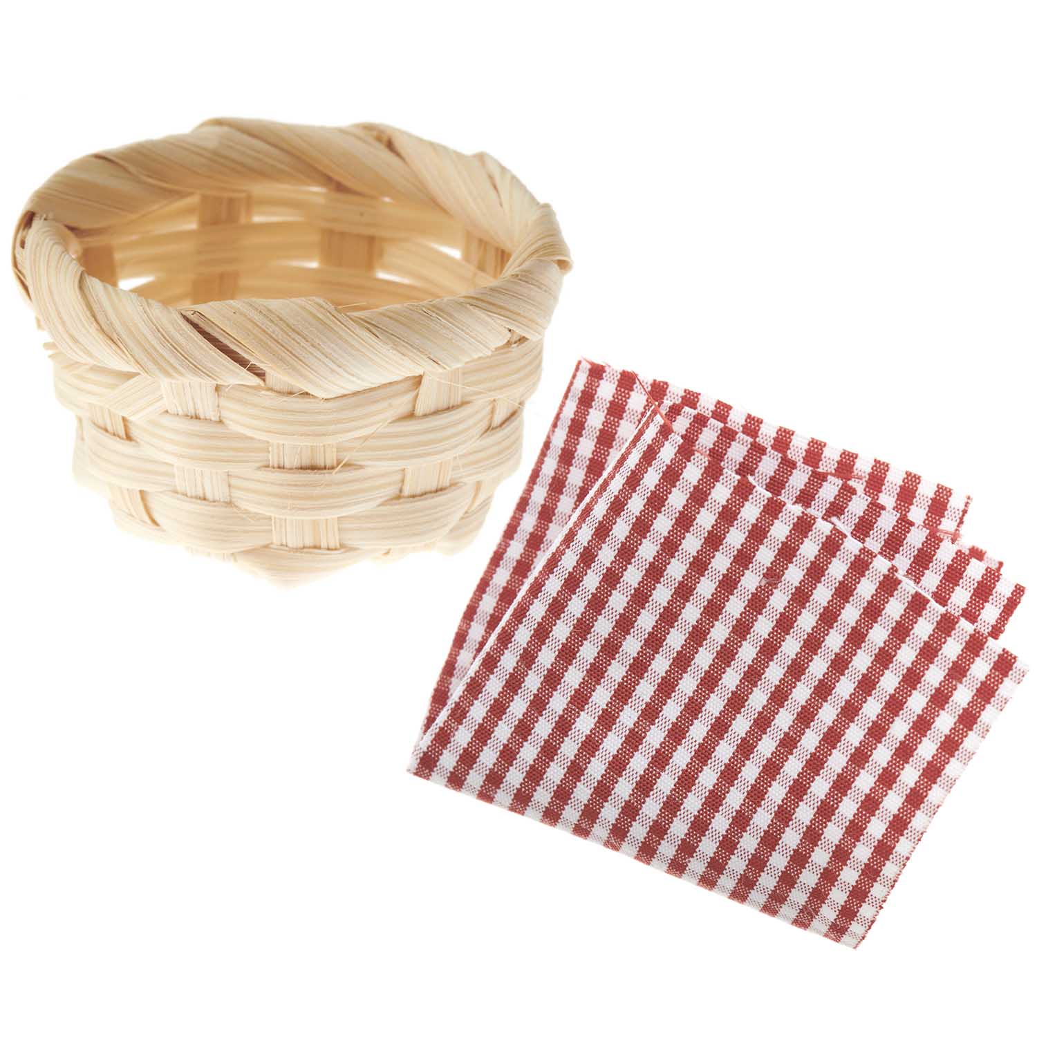 Wichtelliebe - Bambuskorb mit Picknickdecke