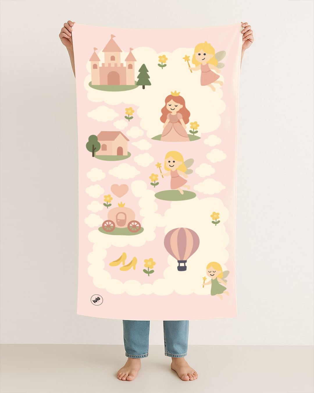 lulo - Spiel- und Badehandtuch Prinzessin