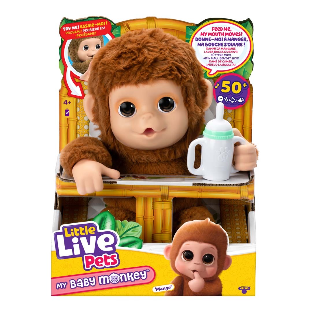 Little Live Pets - Babyäffchen Mango - My Baby Monkey