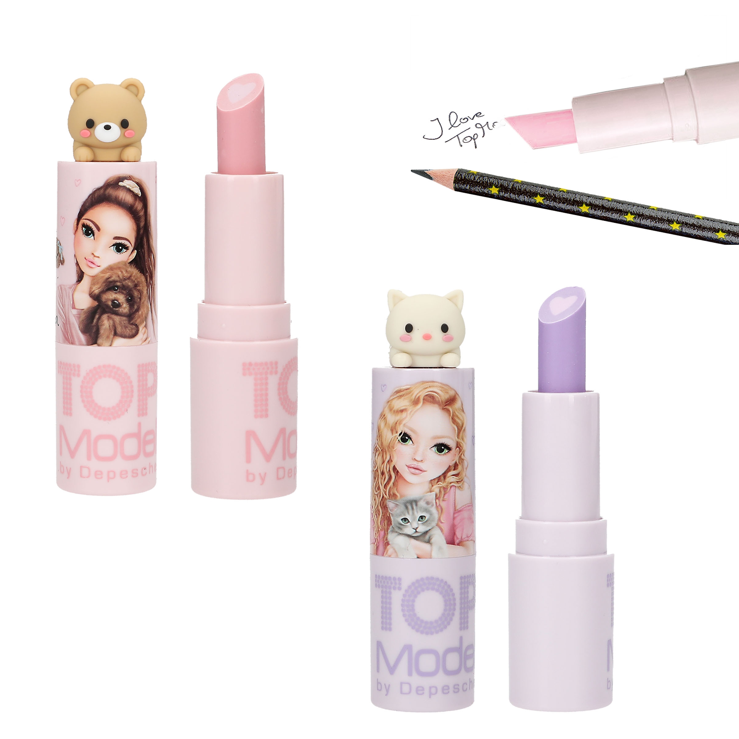 TOPModel - Lippenstift-Radierer mit Topper TOPModel - Lippenstift-Radierer mit Topper