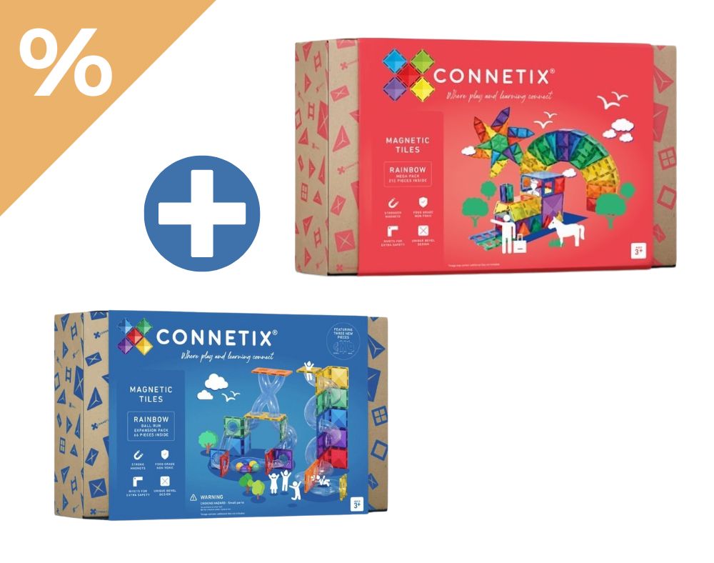 Dream Deals - connetix: Starterset Rainbow XL (287-tlg.)