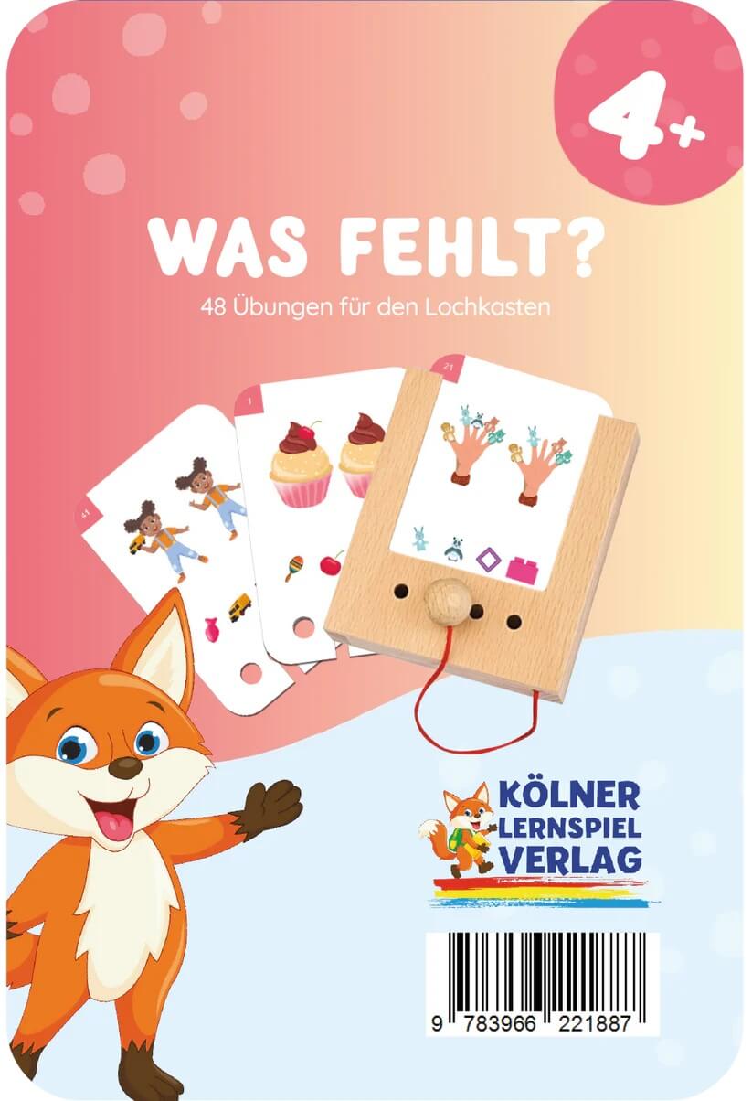 Kölner Lernspielverlag - Kartensatz Was fehlt? ab 4 Kölner Lernspielverlag - Kartensatz Was fehlt? ab 4