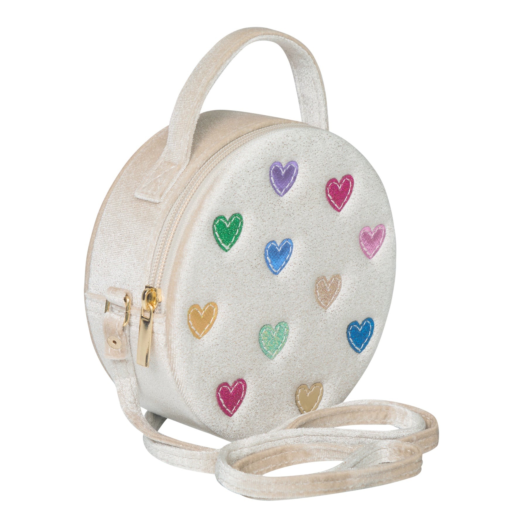Mimi & Lula - Tasche aus Samt mit Herzen Mimi & Lula - Tasche aus Samt mit Herzen