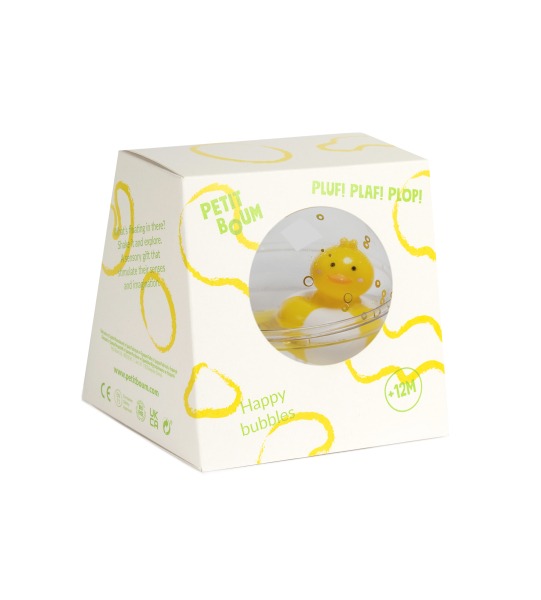 PETIT BOUM - Sensorikspielzeug "Happy Bubbles Ente" 