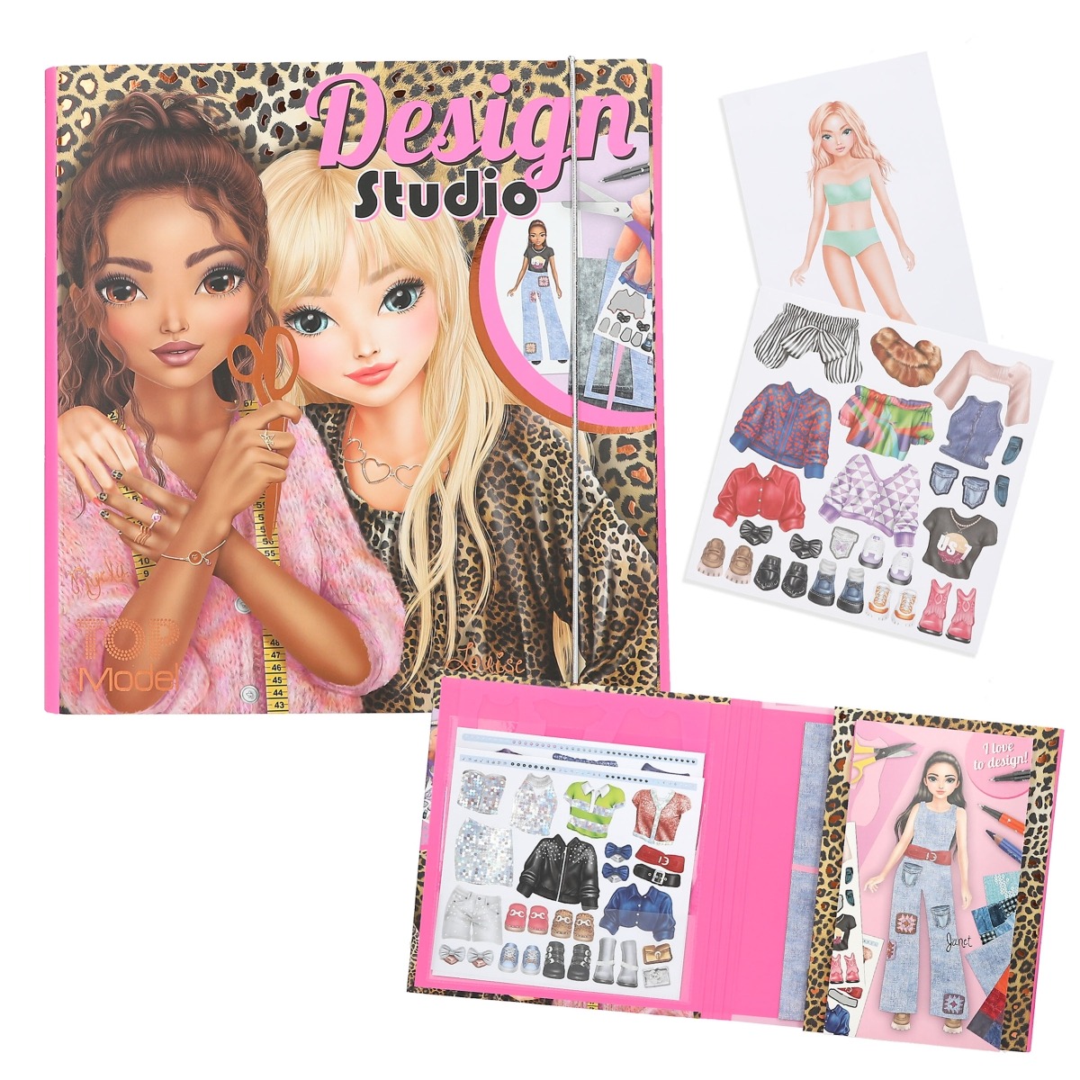 TOPModel - Stickerbuch Create your TOPModel Design Studio TOPModel - Stickerbuch Create your TOPModel Design Studio