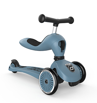 Scoot & Ride - Laufrad/Scooter Highwaykick 1 steel Scoot & Ride - Laufrad/Scooter Highwaykick 1 steel