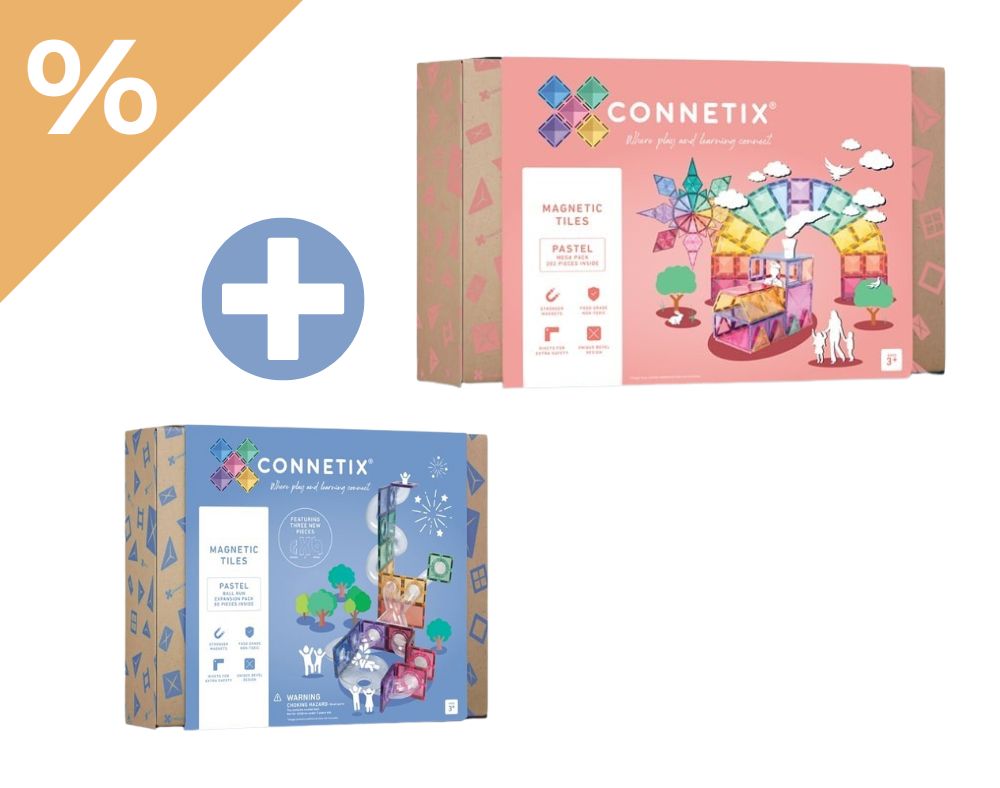 Dream Deals - connetix: Starterset Pastel XL (282-tlg.)