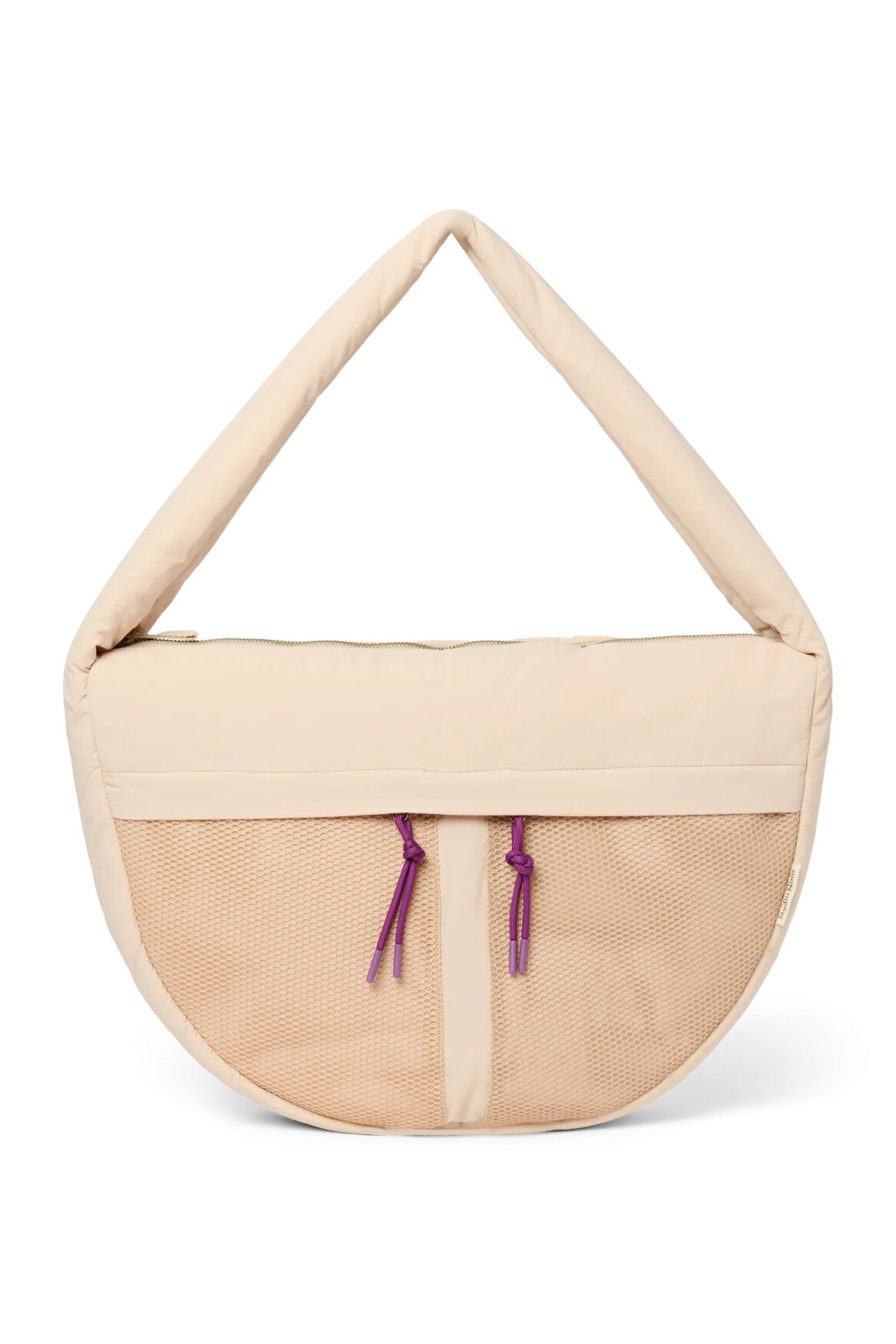 Studio Noos - Cross Body Tasche Patchwork Puffy Oatmeal