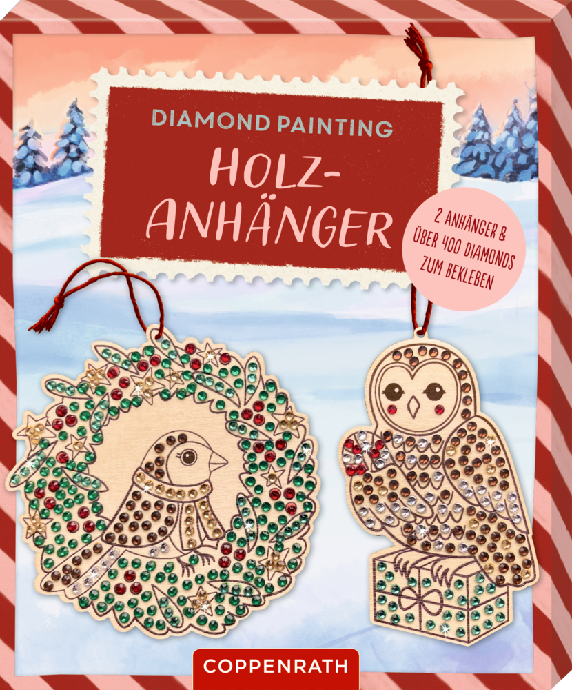 Spiegelburg - Diamond Painting Holzanhänger Weihnachten