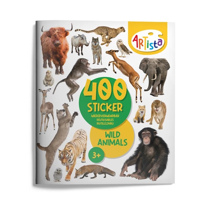 ARTista - Stickerbuch Wildtiere  ARTista - Stickerbuch Wildtiere