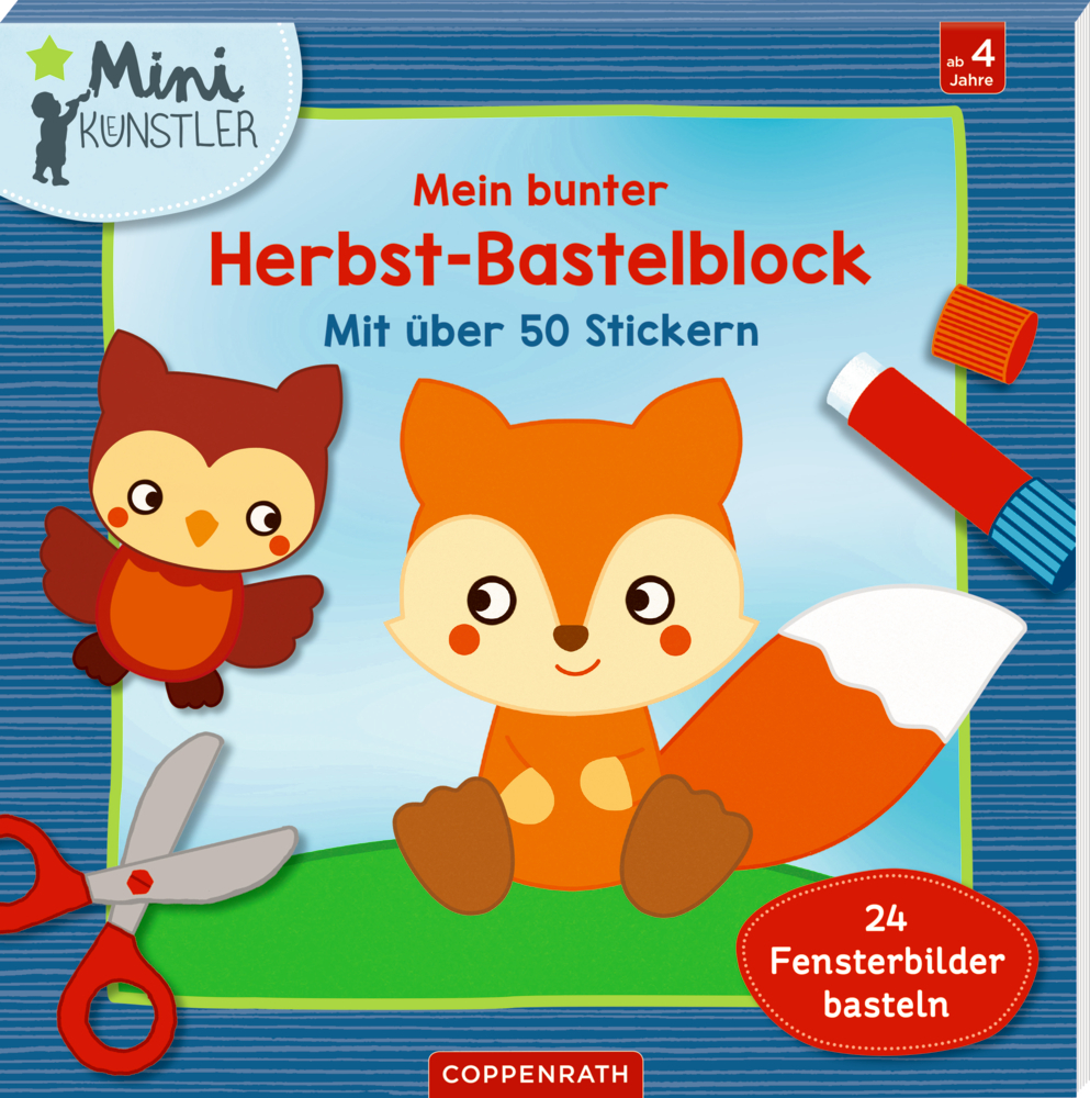 Spiegelburg - Mini-Künstler: Mein bunter Herbst-Bastelblock