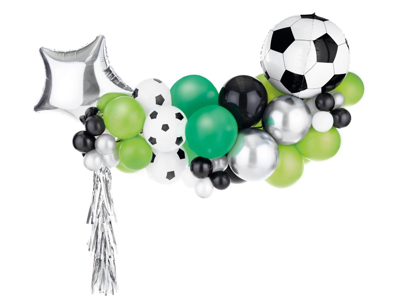 PartyDeco - Ballongirlande Fußball