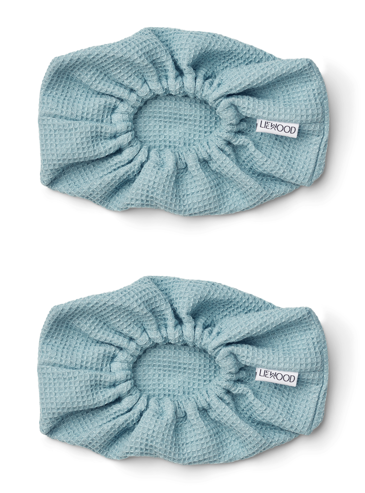 Liewood - Feuchttüchercover Skyler 2er Set Sea blue