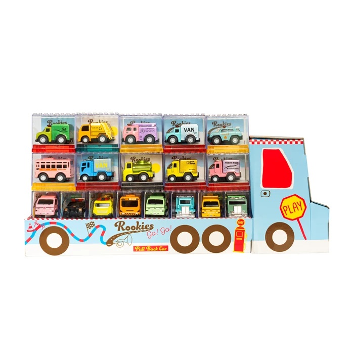 Rookies - Spielzeugauto: Pull Back Mini Flitzer Rookies - Spielzeugauto: Pull Back Mini Flitzer