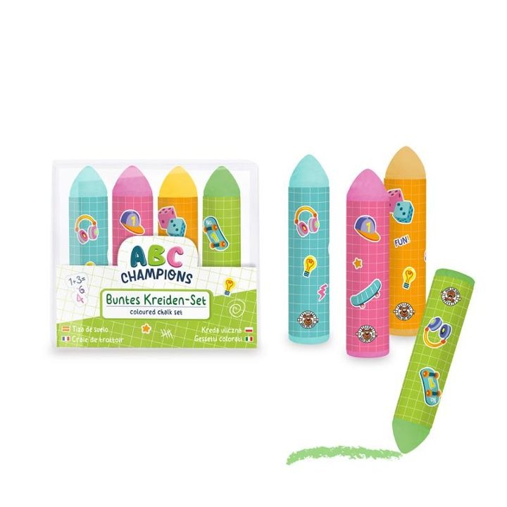 Trendhaus - ABC Champions Kreiden 4er-Set Trendhaus - ABC Champions Kreiden 4er-Set