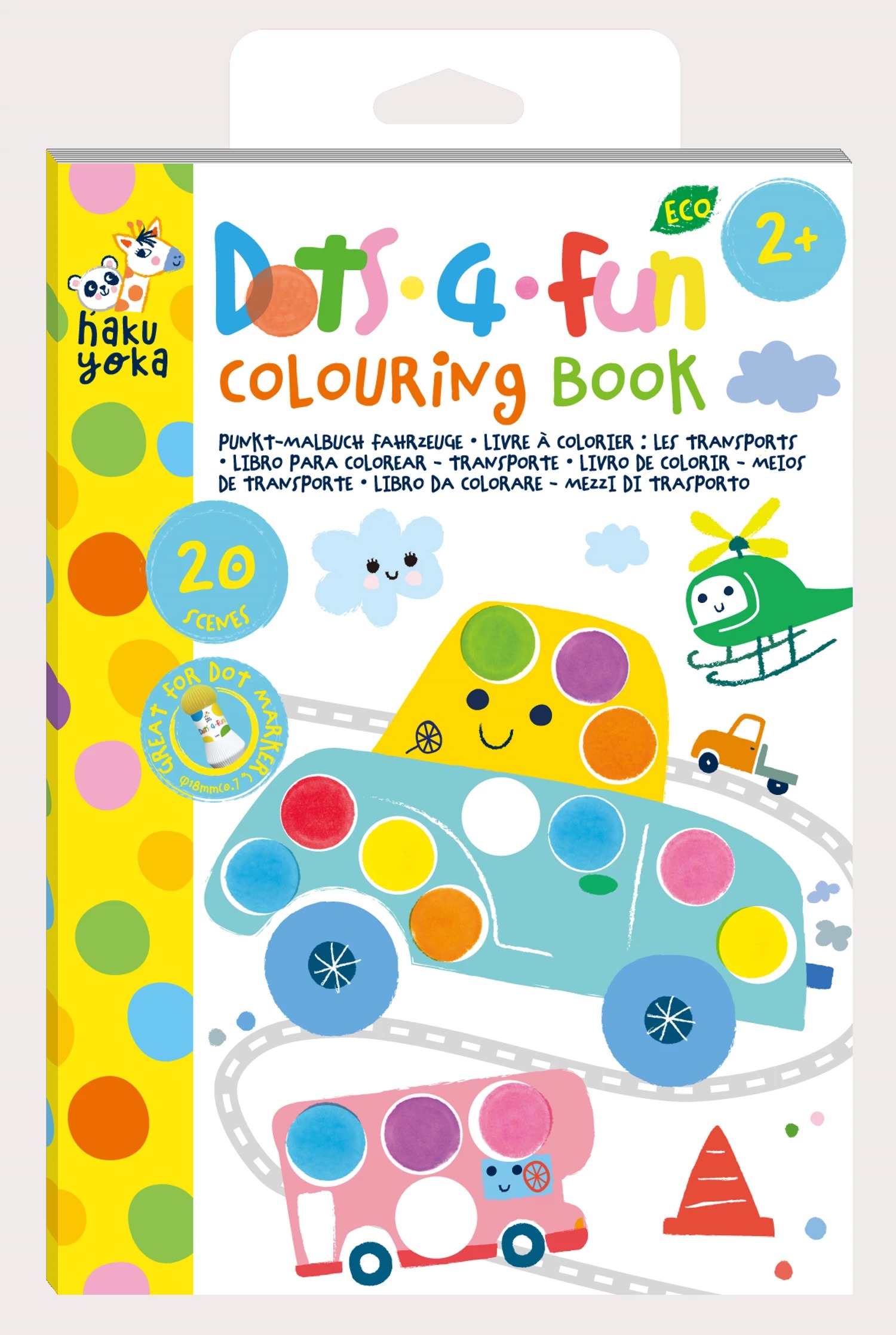 haku yoka - Punkt-Malbuch Fahrzeuge