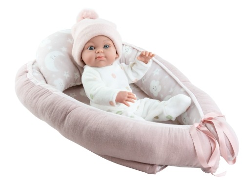 05125_mini-pikolina-mit-bettchen Paola Reina - Puppe Mini Pikolina mit Bettchen 32cm