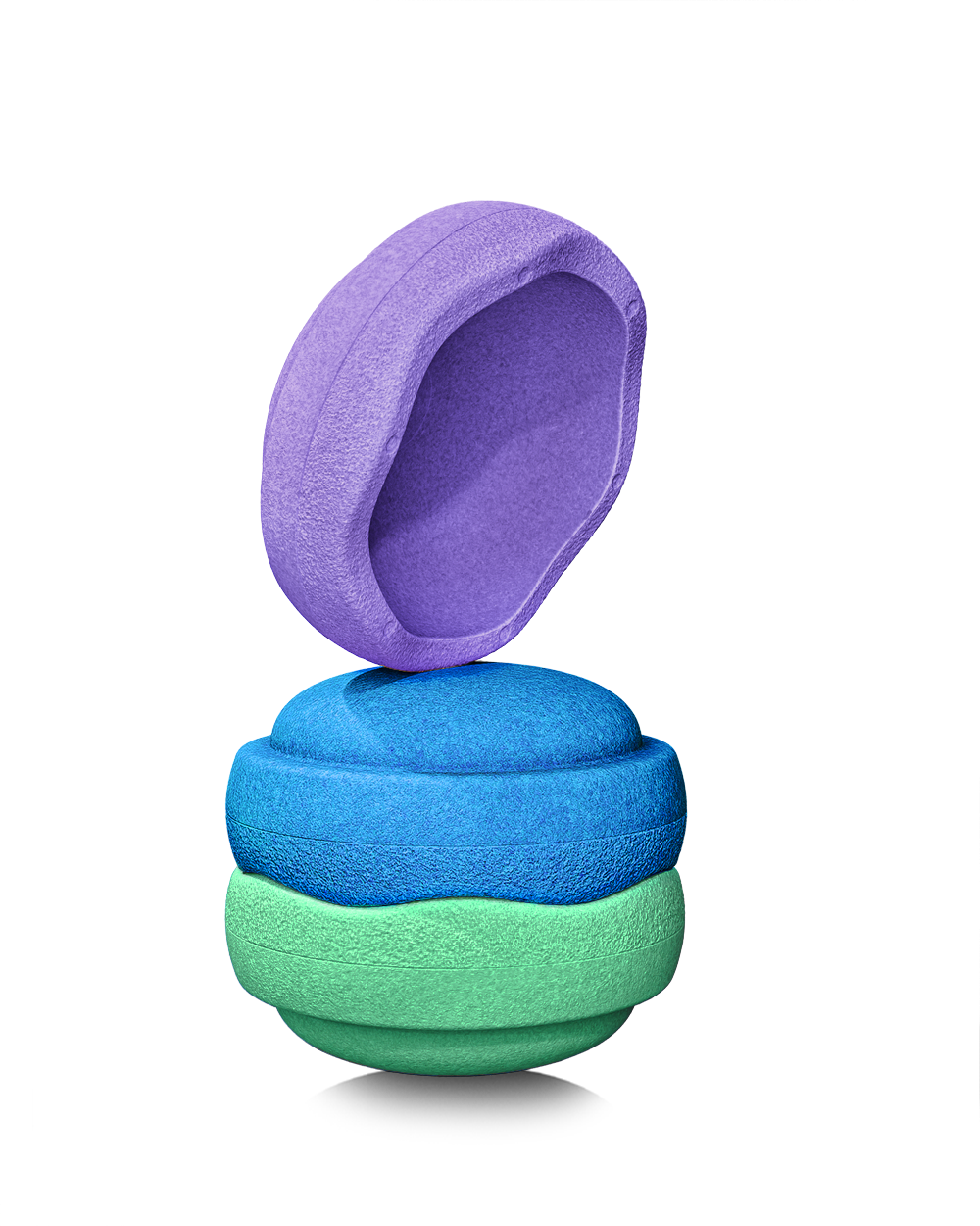 Stapelstein-Original-classic-cool-Side-green-edition-shadow Stapelstein - Original cool classic