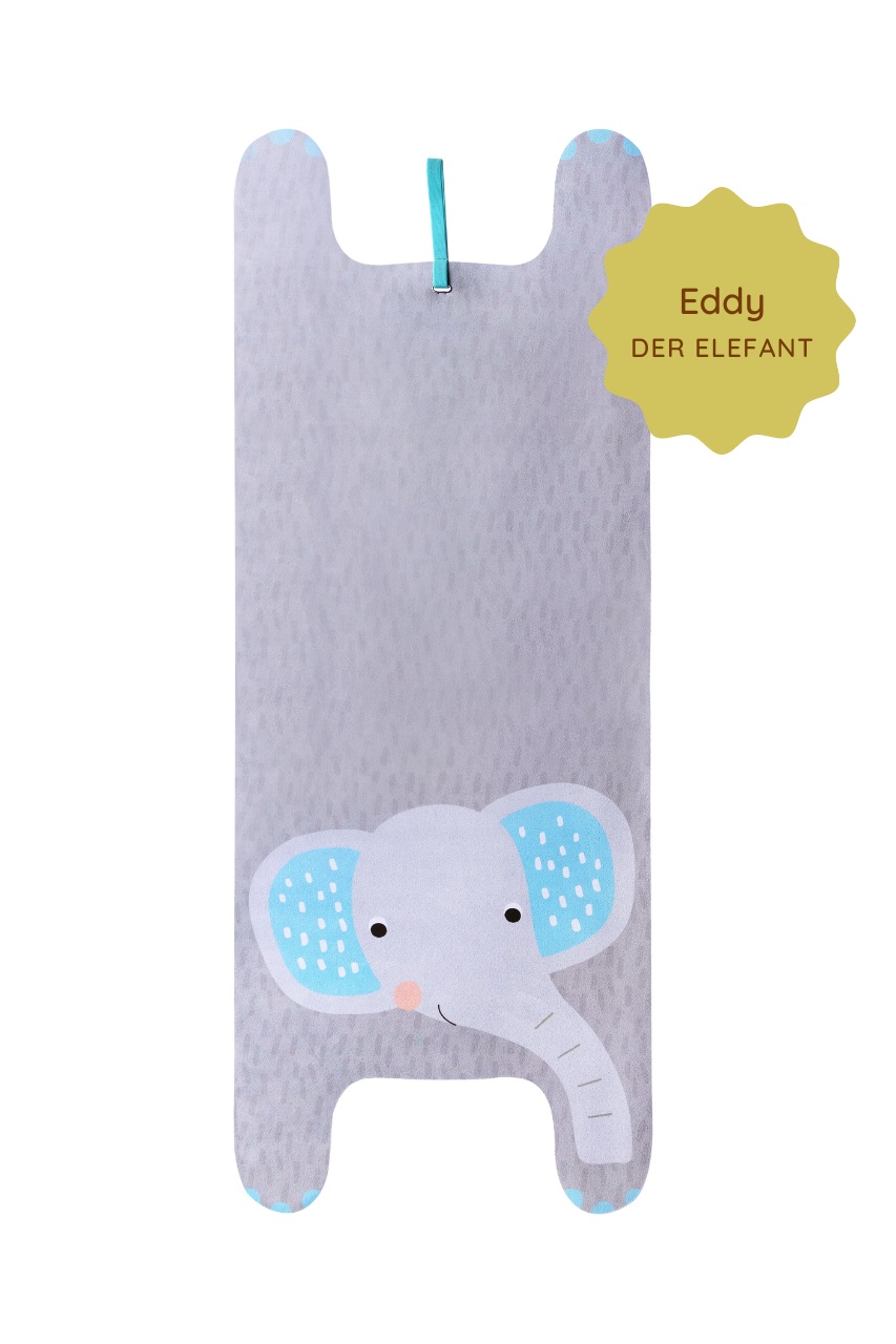 YOGITIER - Yogamatte Kinder: Eddy der Elefant